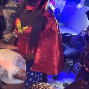 Sexy Halloween costume superwoman